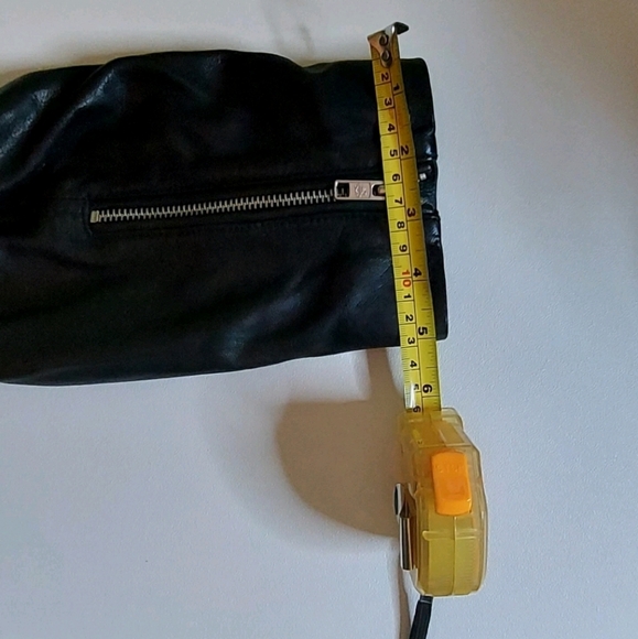 American Leather Co. Sz 16 Soft Leather Moto Jacket Black QVC Retail $319 - Picture 9 of 15